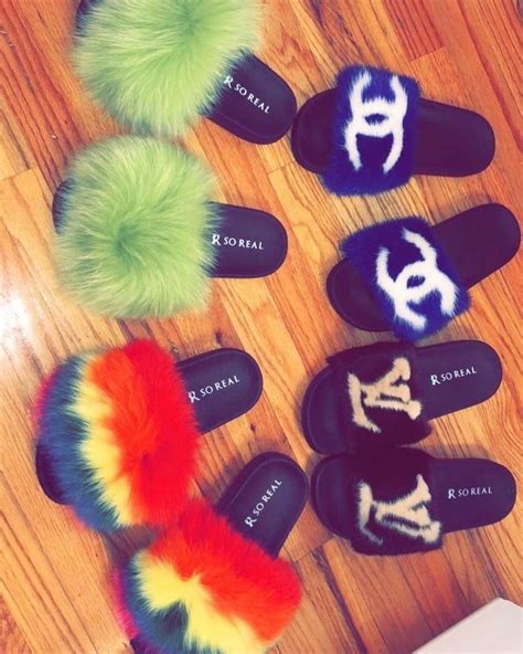 💗 on Instagram: “😳😍” | Fluffy shoes, Girly shoes, Cute slides