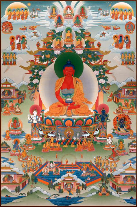 Amitabha Pure Land (Art Print) - Enlightenment - Dakini As Art