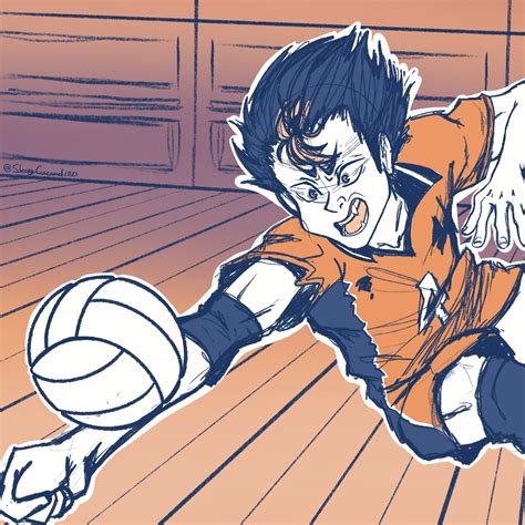 Nishinoya From Haikyuu by SleepyCaramel on Newgrounds