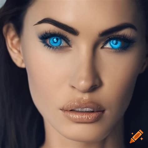 Beautiful high resolution portrait of megan fox on Craiyon