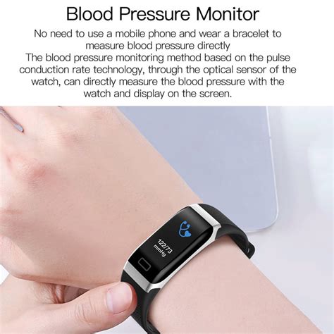 Fitness tracker with Heart Rate Monitor Activity tracker IP68 Waterproof Smart Wristband w ...