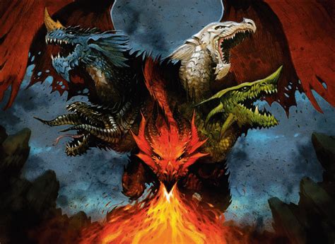 Tiamat (Dungeons & Dragons) | Dungeons and dragons, Dragões, Forgotten ...