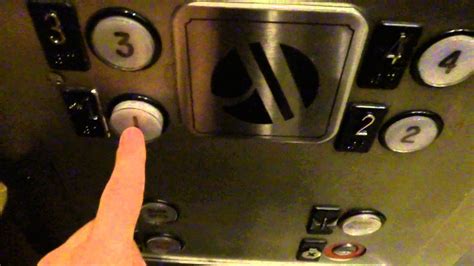 The "1" button pop-out on a Westinghouse elevator - YouTube