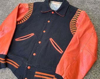 Striped Varsity Jacket - Etsy