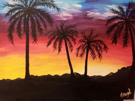 A fun night at Wine And Canvas - Las Vegas. "Painting With Cocktails" | Wine and canvas, Canvas ...