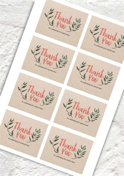 Rustic 'Thank-You' Cards Perfect for ANY Kind of Event!