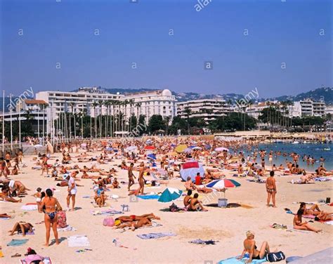 The Beach in Cannes in the South Of France in Summer | South of france ...