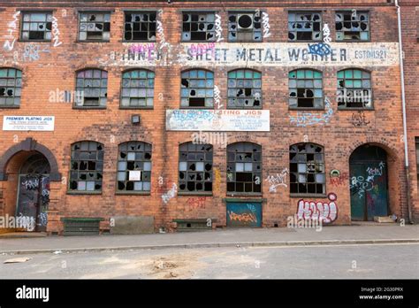 Old abandoned factory building, Digbeth, Birmingham, UK 2021 Stock ...