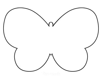 Free Printable Butterfly Templates & Outlines