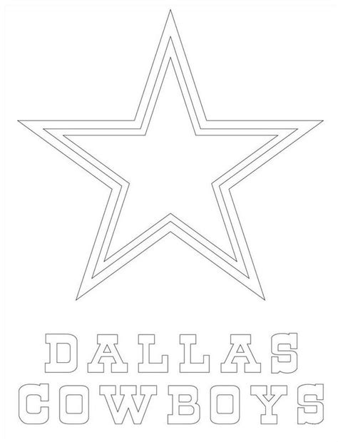 Dallas Cowboys Coloring Pages - Free Printable Coloring Pages for Kids