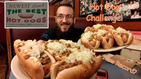 Newest Lunch's Hot Dog Record Challenge - FoodChallenges.com - FoodChallenges.com