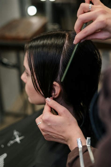 Woman Having a Haircut · Free Stock Photo
