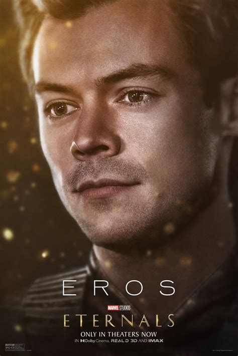 Marvel releases poster of Eros, Harry Styles' character in 'Eternals' - Hot Movies News