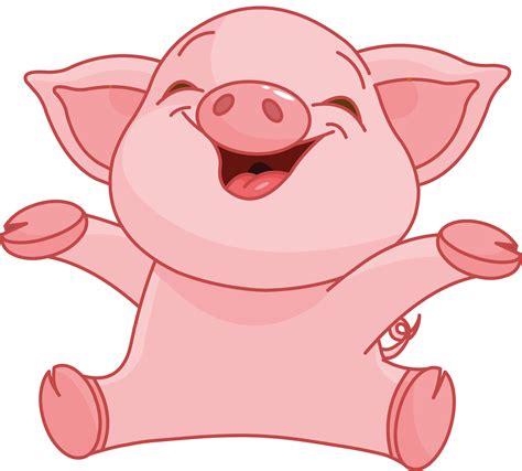 Royalty-Free Domestic Cartoon Pig Free Clipart HQ | Baby animal ...