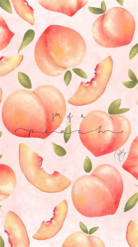 1080P Free download | Peach, Aesthetic Fruit HD phone wallpaper | Pxfuel