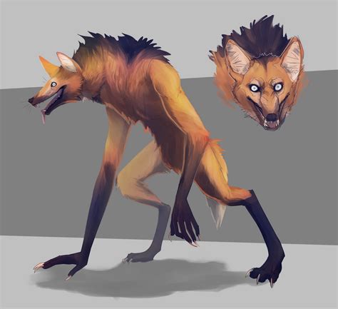 Maned Werewolf by owlapin on DeviantArt