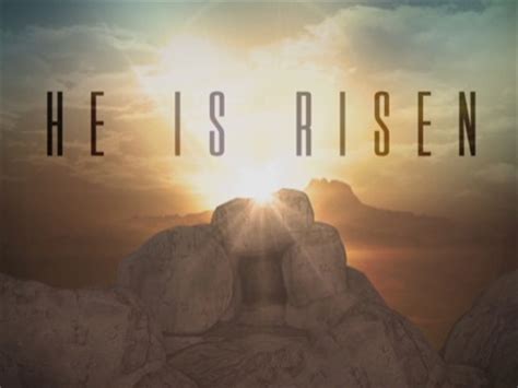 Easter He Is Risen Tomb