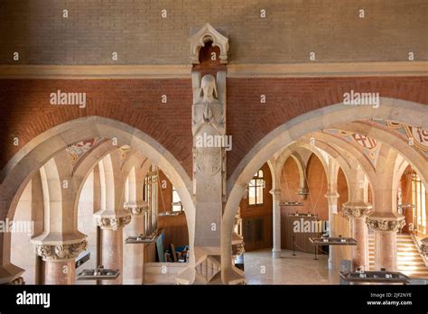 Interior of The Hospital de Sant Pau in Barcelona, Spain Stock Photo ...