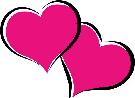 Pink Color Heart Clip Art Pink Heart Png Download 851 - vrogue.co