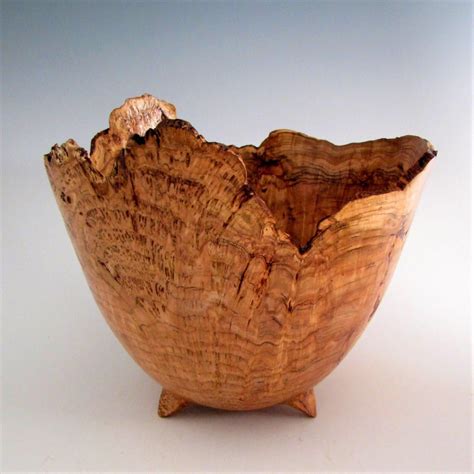 Wood Bowl - Cherry Burl - Wood Turned Bowl - Artistic Bowl - Wooden ...