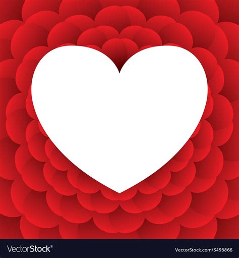 Heart shape background Royalty Free Vector Image