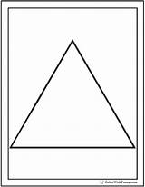 Free Printable Triangle Coloring Pages Sketch Page sketch template