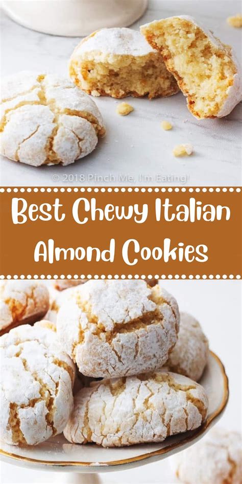 Best Chewy Italian Almond Cookies - Recipe Kuenak