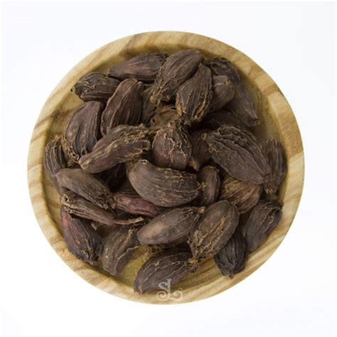 Cardamom Pods Black- indian spices Available online at The Spice Library