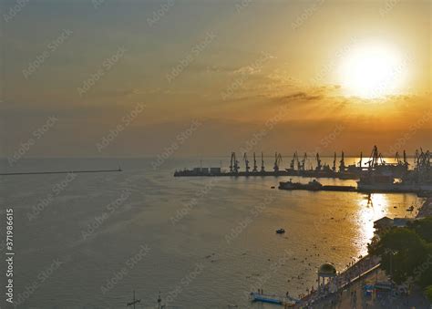 Ukraine, Berdyansk 08/12/2020. Berdyansk is a city in the Zaporozhye ...