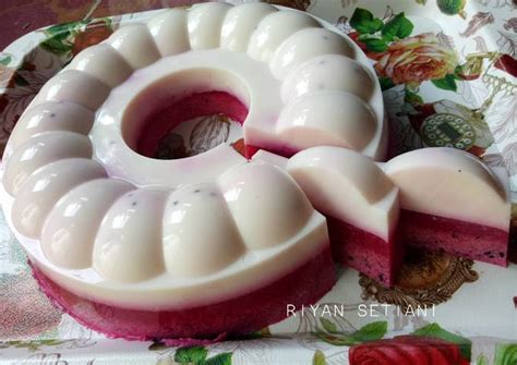 Resep Puding Buah Naga Merah with Full cream milk oleh Riyan Setiani - Cookpad