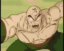 Tien Shinhan Dragon Ball Z GIF - TienShinhan DragonBallZ Screamin ...