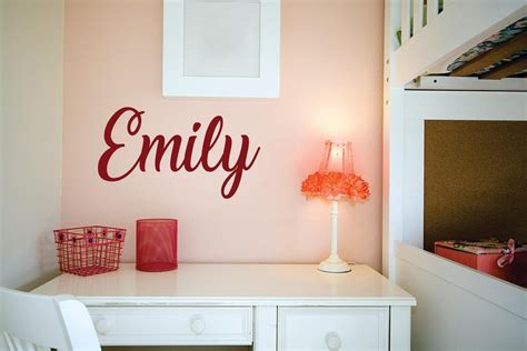 Custom Name Removable Wall Stickers at Kimberly Owen blog