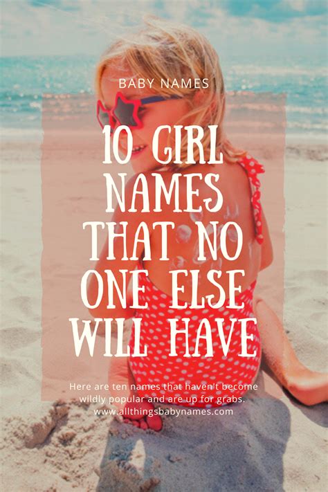10 Girl Names That No One Else Will Have | Girl names, Unique girl names, S girl names