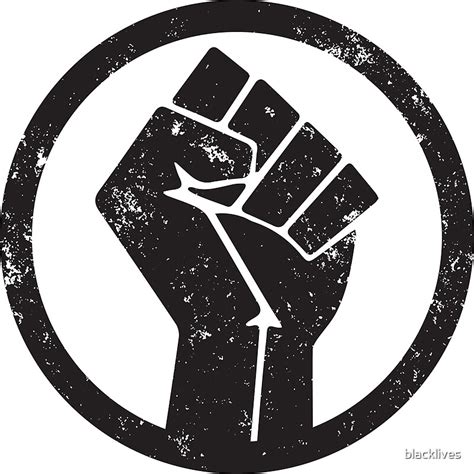 Common Black Power Fist Symbol