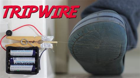 How to Make a TripWire Alarm - YouTube