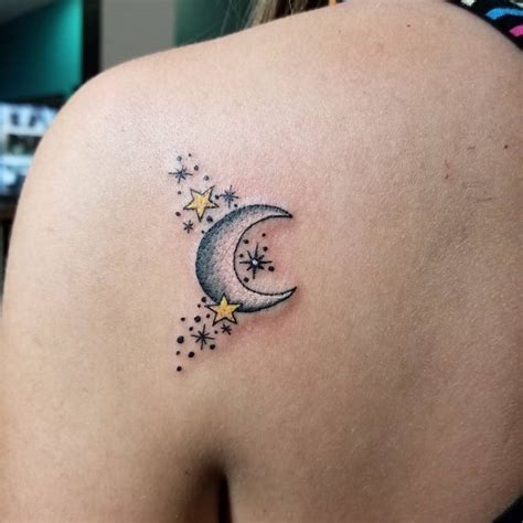 UPDATED: 50+ Moon and Star Tattoos for Your Magical Side (March 2020)