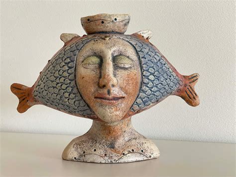 Pisces Handmade Ceramic Sculpture - Etsy
