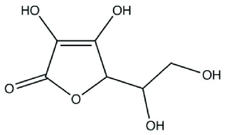 Chemical structure of vitamin C, ascorbic acid. | Download Scientific Diagram