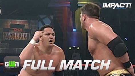 AJ Styles vs Samoa Joe: FULL MATCH (TNA Sacrifice 2007) | IMPACT Wrestling Full Matches - YouTube