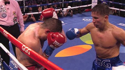 Gennady Golovkin's Crushing Overhand Knockout Punch, In Slow Motion