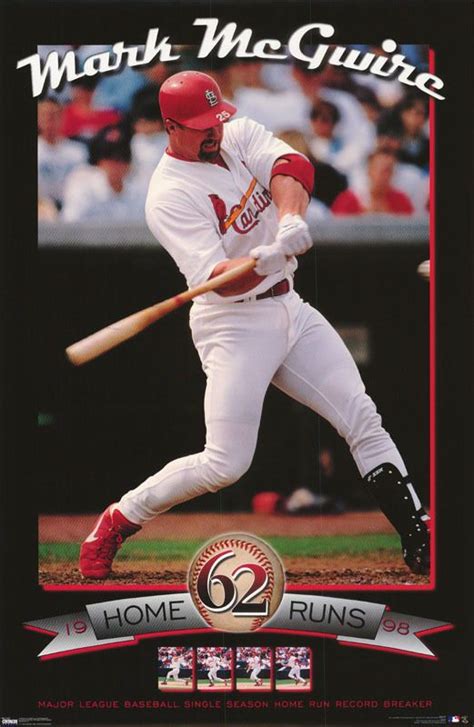 Mark McGwire 62 Home Runs | St louis cardinals baseball, Stl cardinals baseball, Cardinals baseball