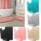 Bathroom Rugs, Memory Foam Bath Mat, Non-Slip Bath Rugs, Ultra Soft Bath Mats for Bathroom, 3 ...