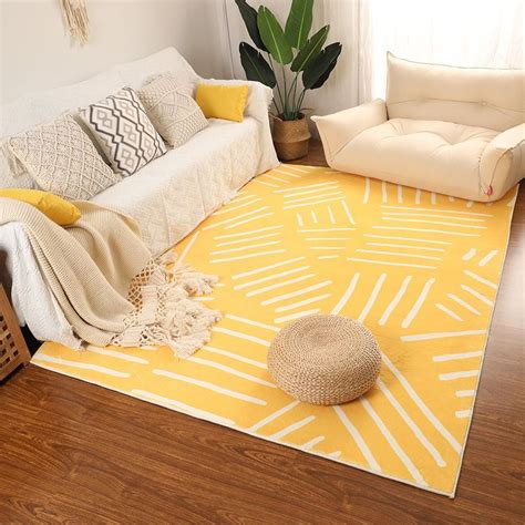 Color: Yellow Size: 2\7" x 5\3" Style: Casual Material: Polyester Shape: Rectangle Pattern ...