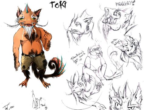 Toki the Tokoloshe sketches by TheRockyCrowe on DeviantArt