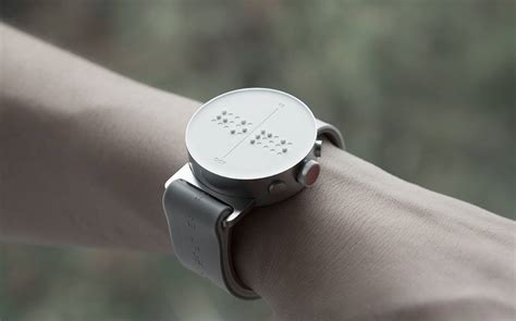 Dot Watch, A Stylish Braille Smartwatch for the Blind