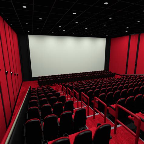 3d model of movie theater