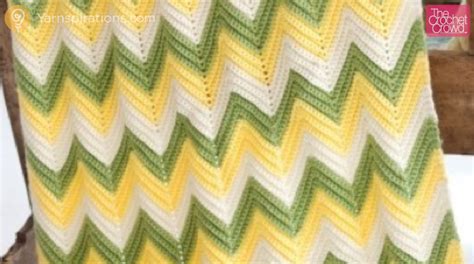 Single Crochet Zig Zag or Chevron Stitch | The Crochet Crowd