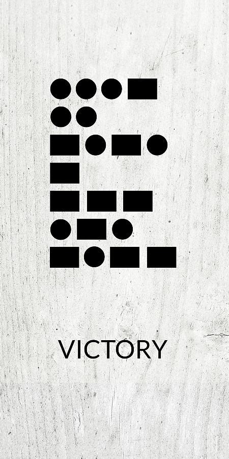 Victory Morse Code 2- Art by Linda Woods Digital Art by Linda Woods - Fine Art America