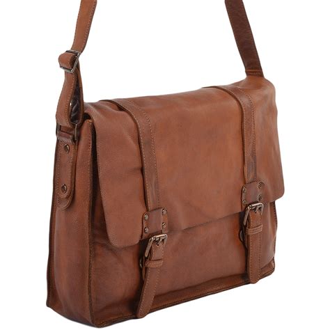 Men's Leather Messenger Bag | semashow.com