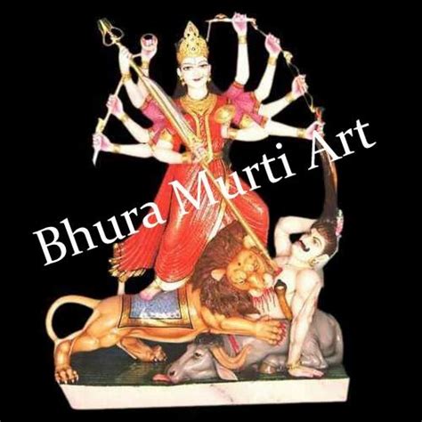 Painted Hindu Marble Mahishasura Mardini Statue for Worship at Rs 35000 in Jaipur